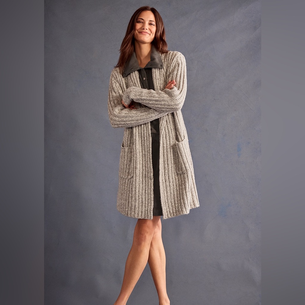 NWT Fall 25 Cabi Shawl Collar Cardigan Size S Heather Gray